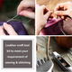 Leather Craft Hand Punch Tool Set (Pack of 48)